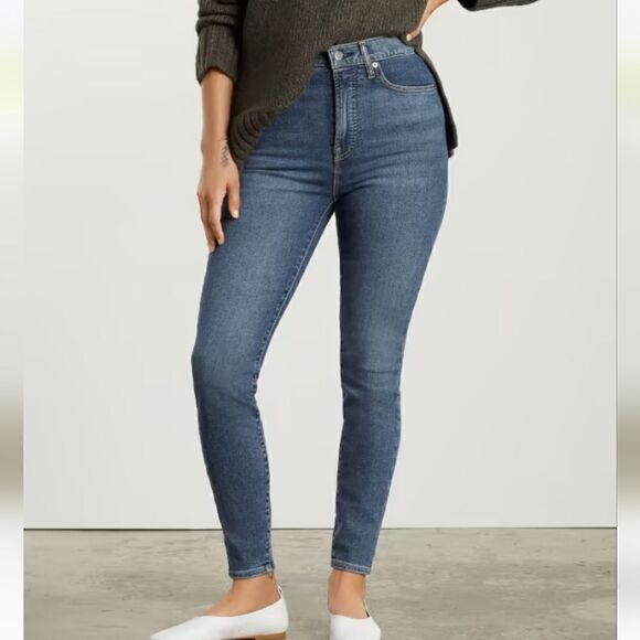 Everlane The Authentic Stretch High Rise Skinny Jeans Size 26 - Picture 2 of 13